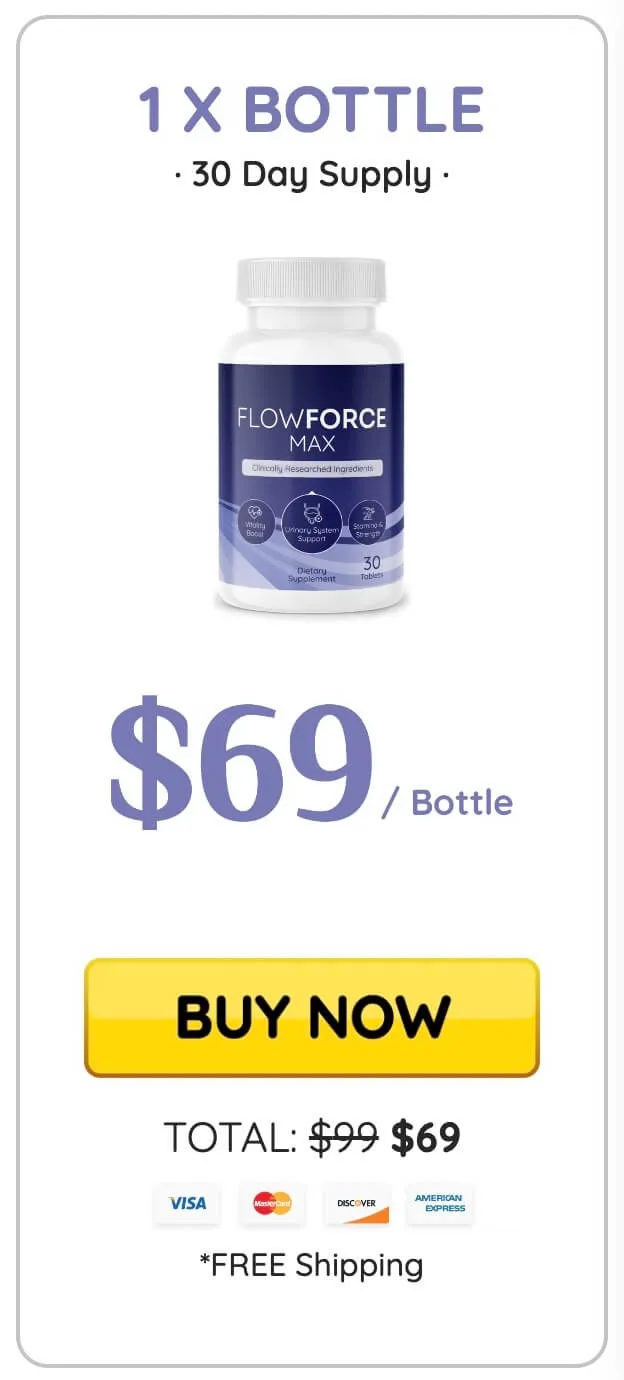 FlowForce Max 1 bottle